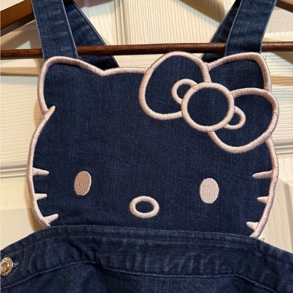 Sanrio Kids Hello Kitty Denim Overalls - Picture 5 of 7